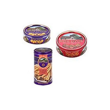 OFFICE SNAX Royal Dansk Danish Butter Cookies, 12 oz. Tin OFX53005